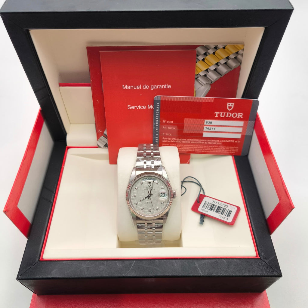 Tudor Prince Date-Day 76214 Linen Diamonds | Full Set