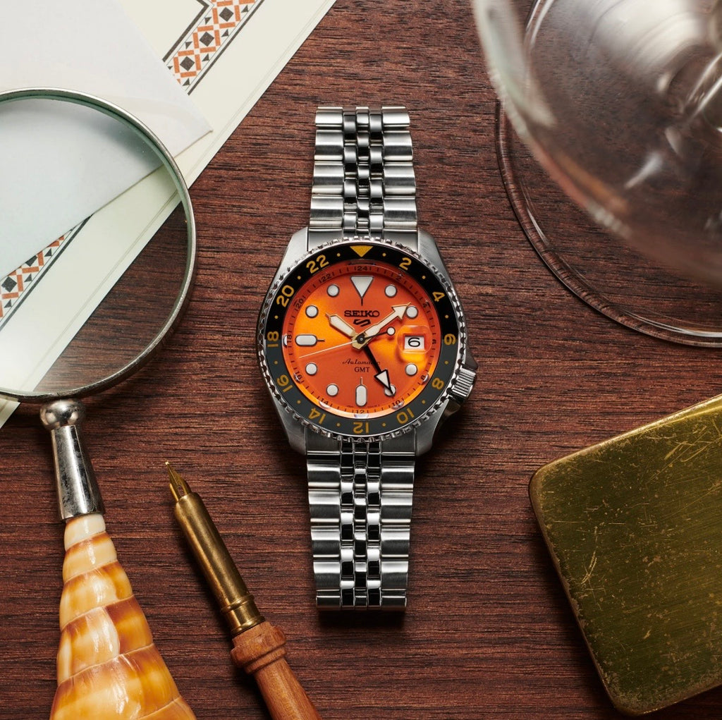 Seiko 5 Sport GMT | Orange - (Ref.SSK005K1)