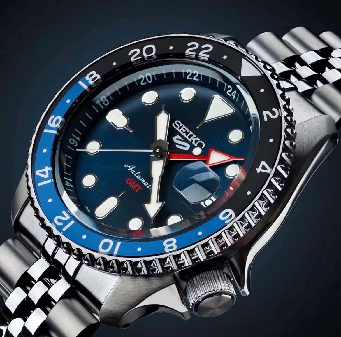 Seiko 5 Sport GMT | Batman - (Ref.SSK003K1)