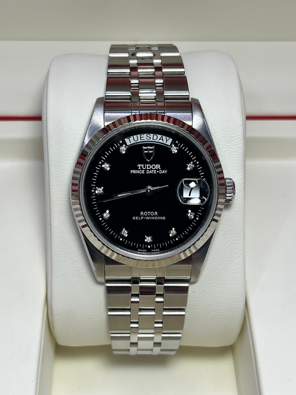 Tudor Prince Day-Date 76214 Diamonds Face