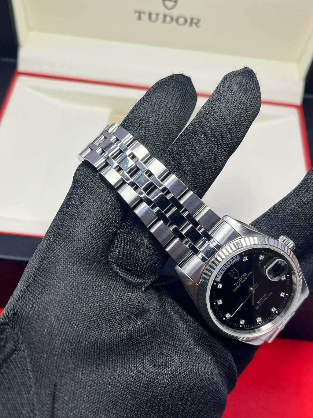 Tudor Prince Day-Date 76214 Diamonds Face