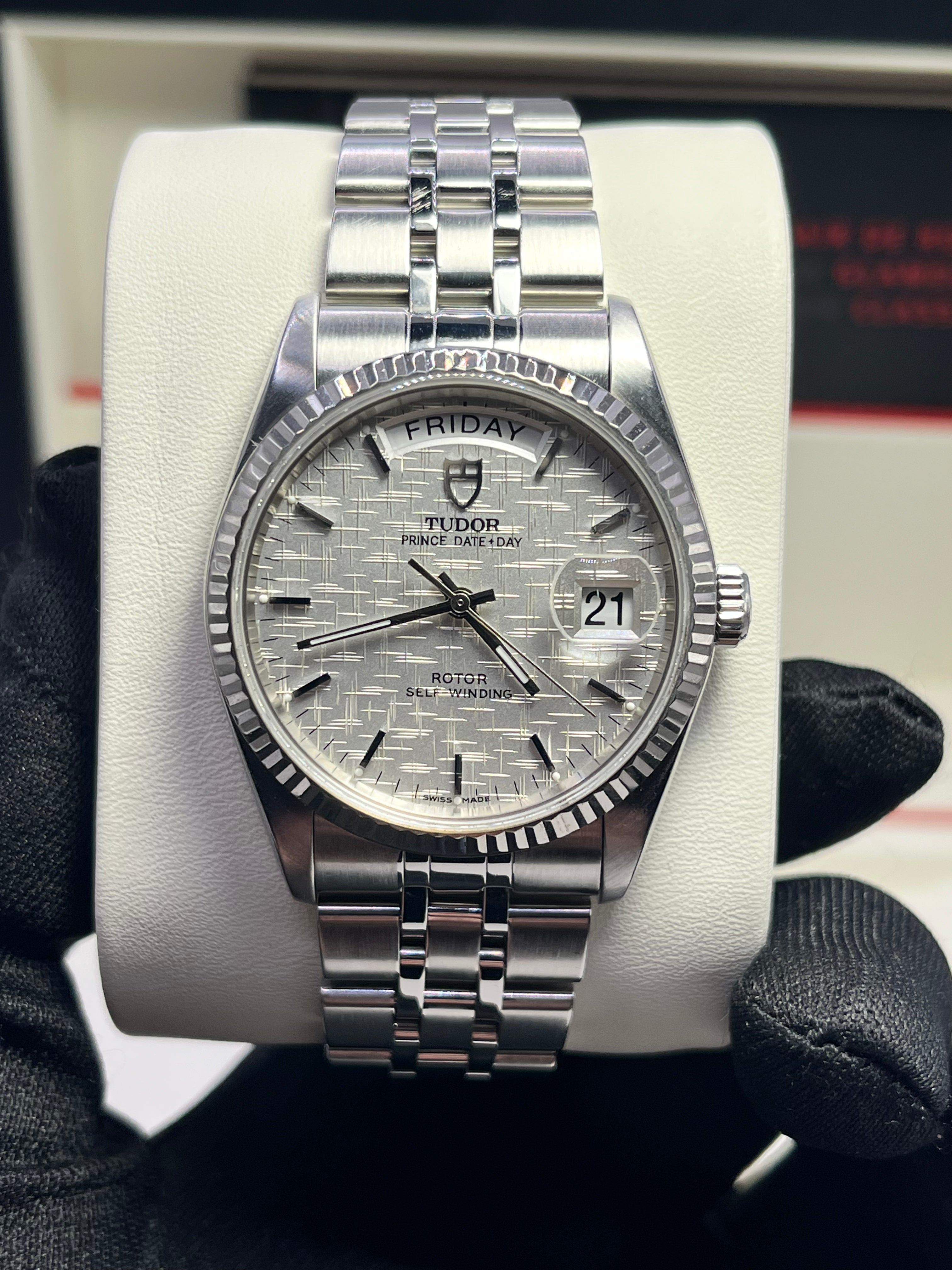 Tudor Prince Day-date 76214 Linen