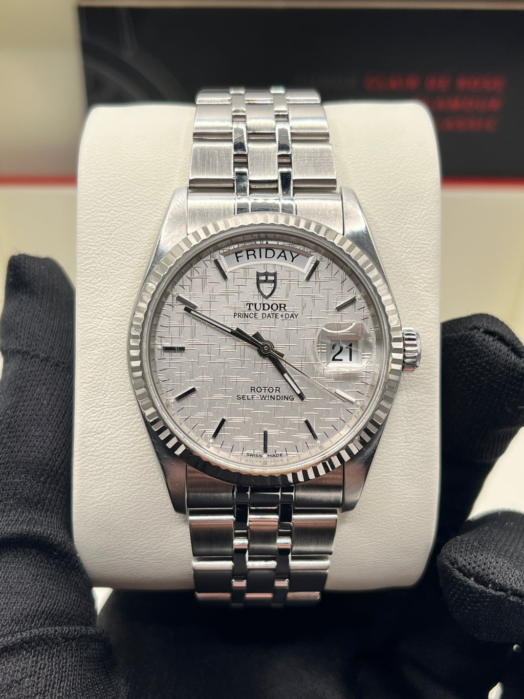 Tudor Prince Day-date 76214 Linen