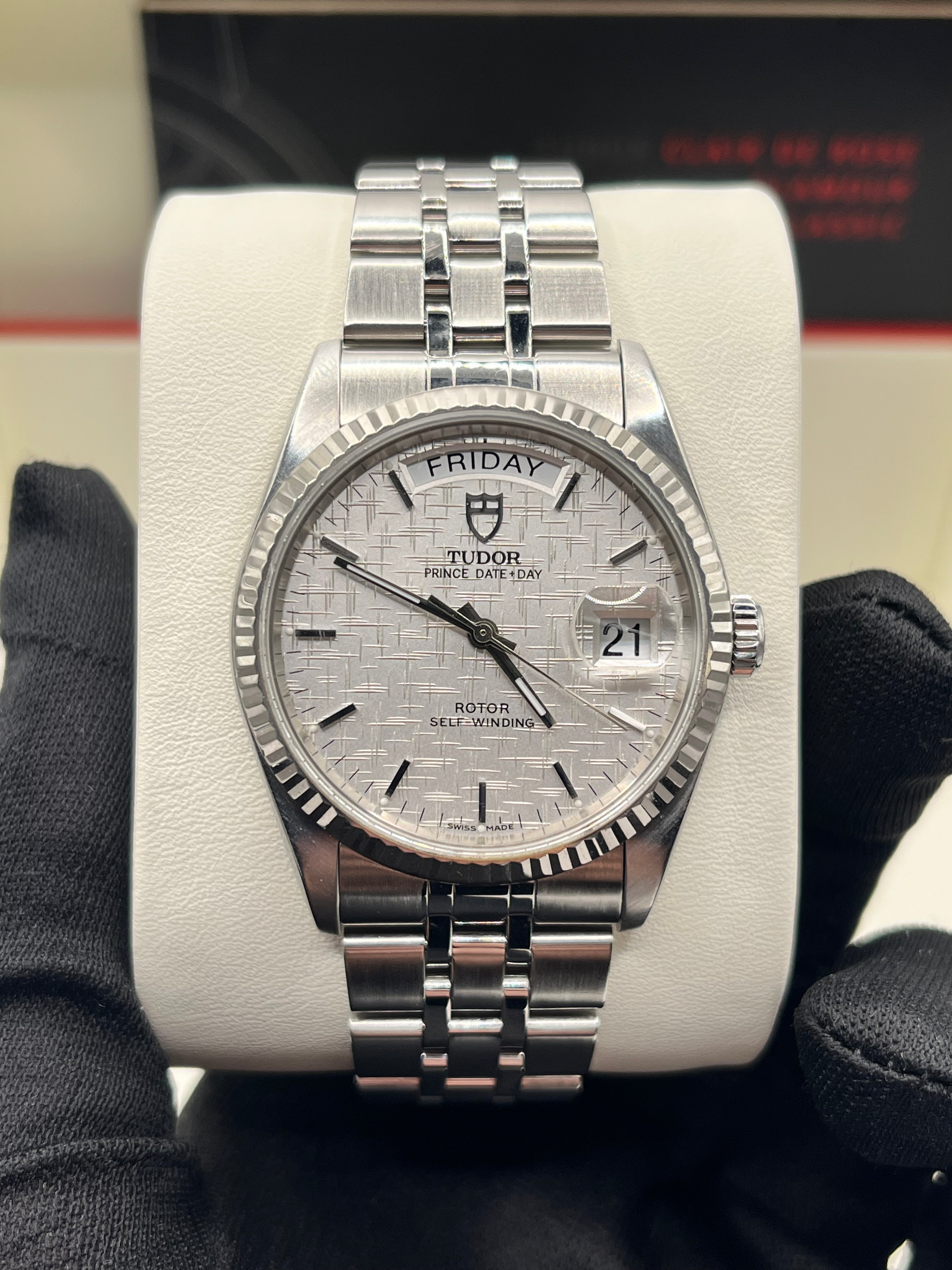 Tudor Prince Day-date 76214 Linen