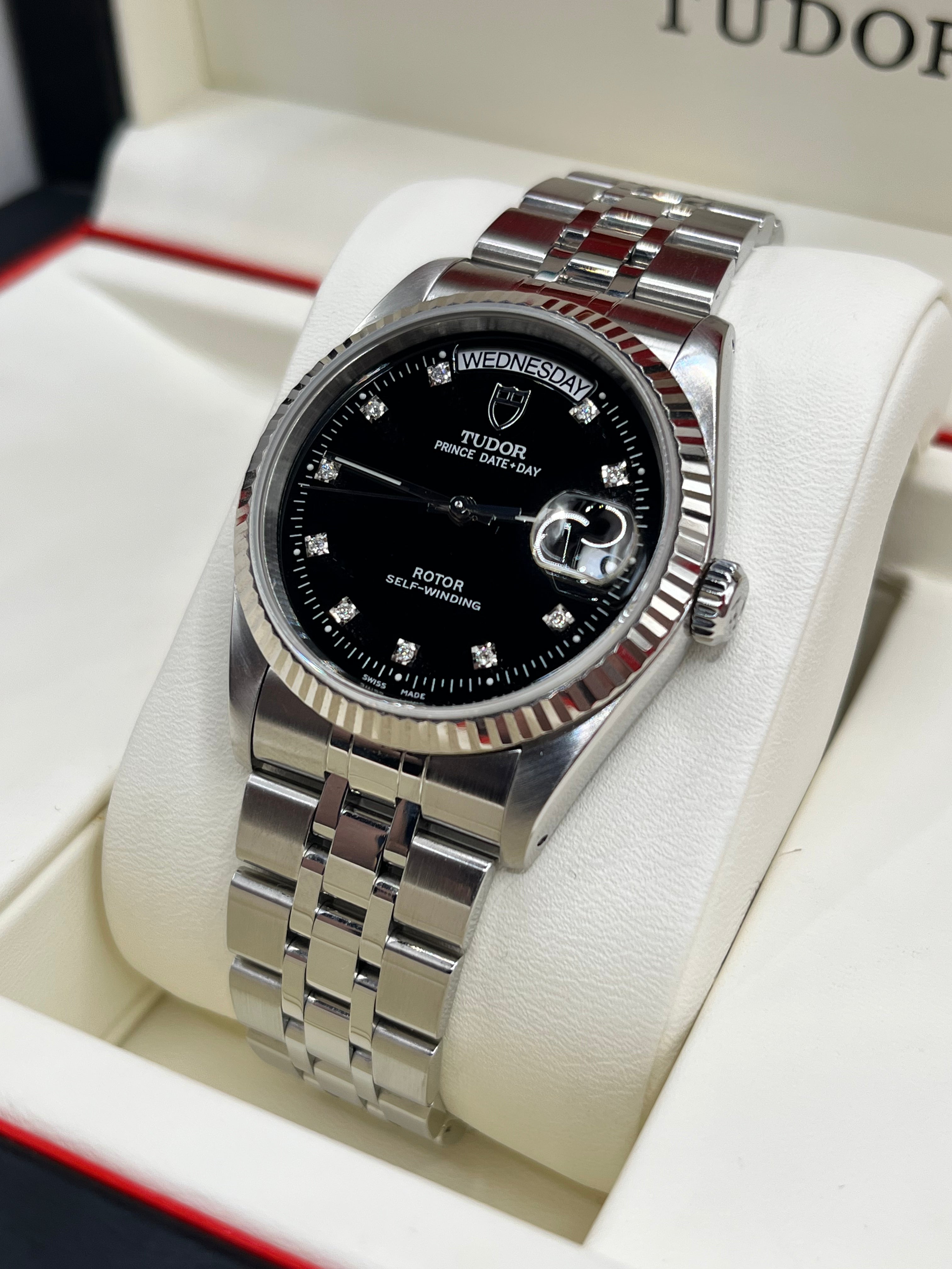 Tudor Prince Day-Date 76214 Diamonds Face