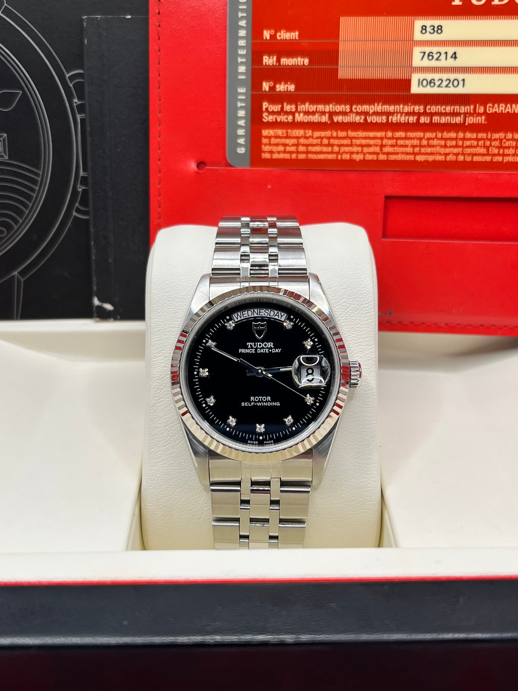 Tudor Prince Day-Date 76214 Diamonds Face
