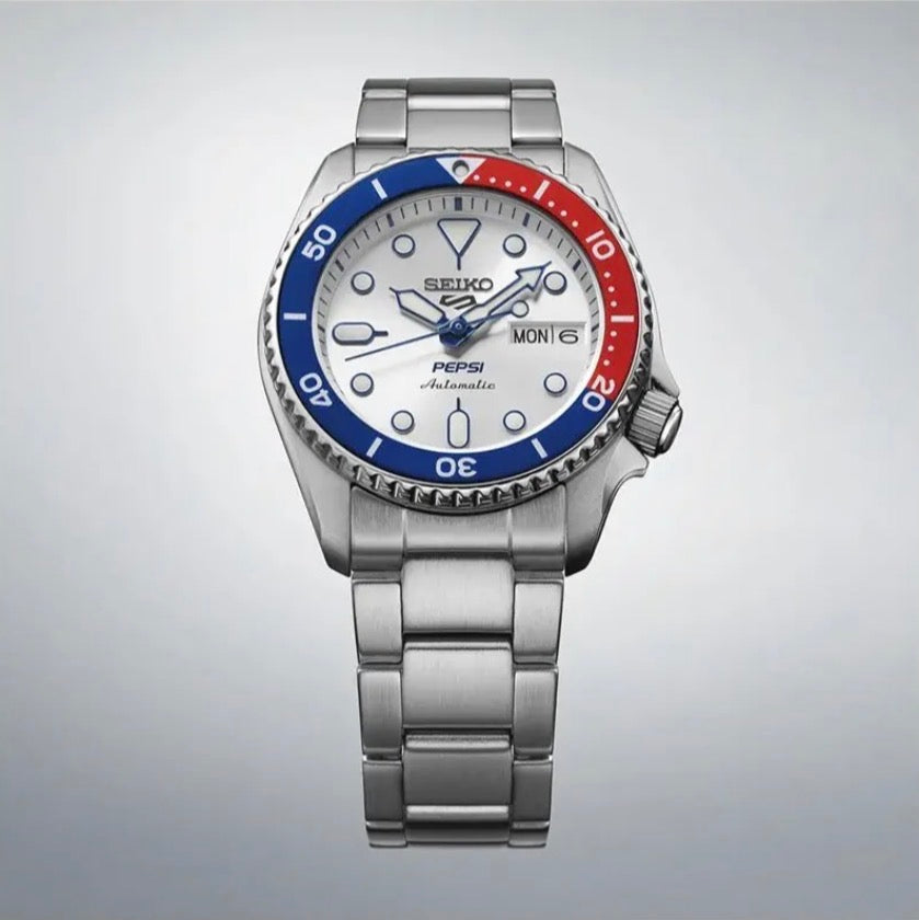 Seiko 5 Sports x Pepsi Edición Limitada 42,5 mm (Ref. SRPL99K1)